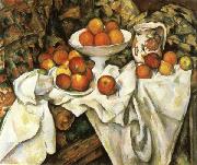 Paul Cezanne Nature morte de pommes dt d'oranes Spain oil painting artist